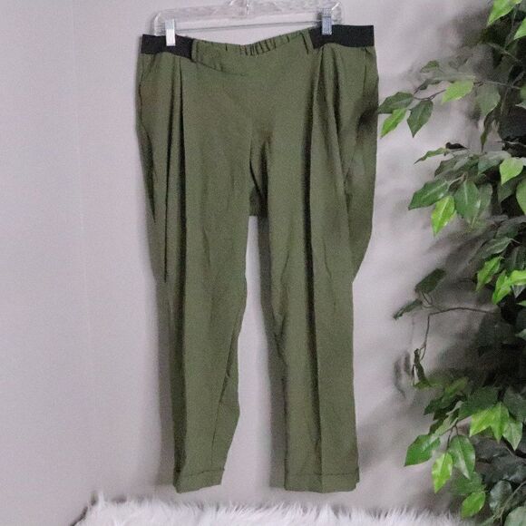 Asos | Pleated Pull on Ankle Pants 10 - Picture 1 of 6